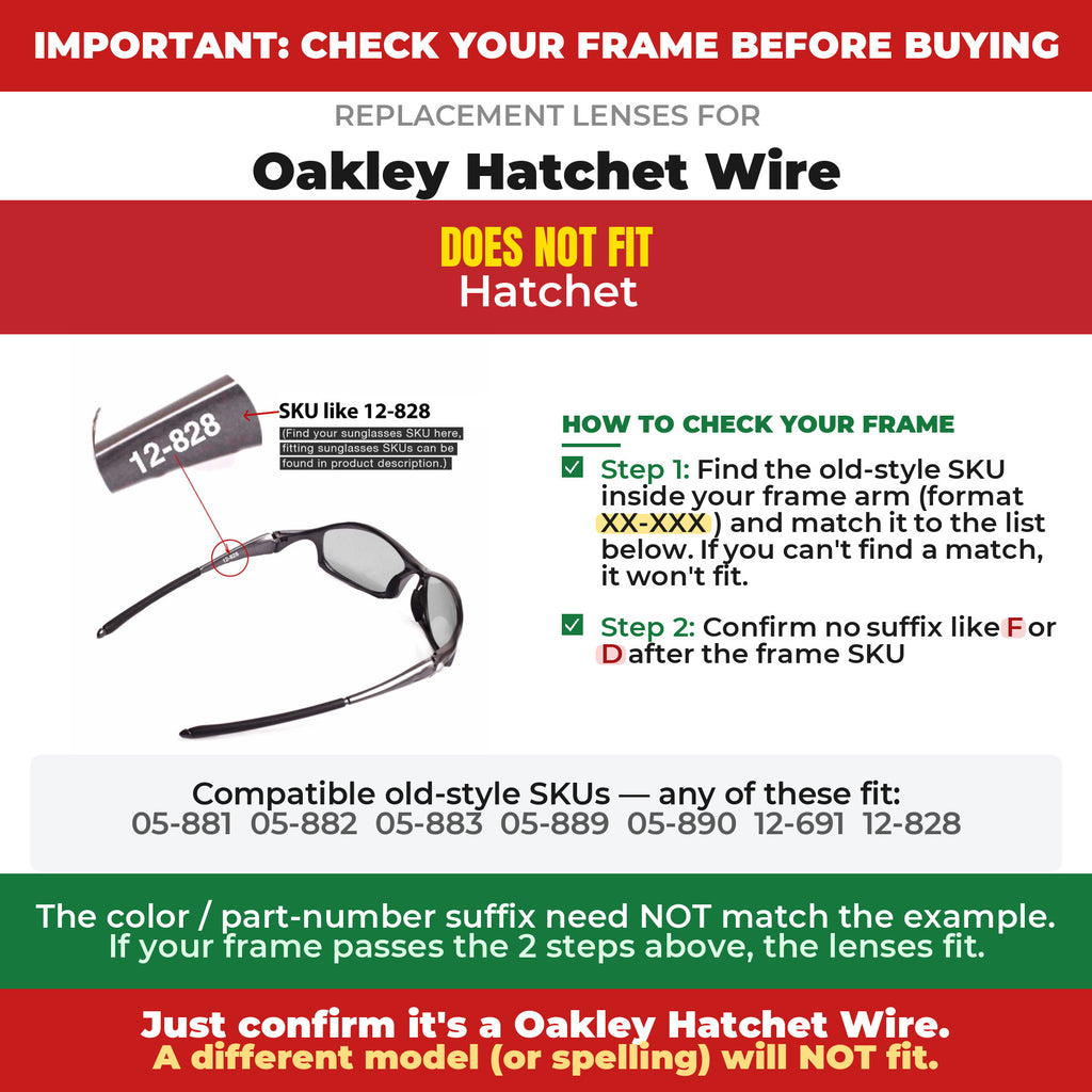 Verify your Oakley Hatchet Wire frame##shared