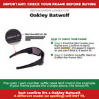 Verify your Oakley Batwolf frame##shared