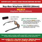 Verify your Ray-Ban Wayfarer RB2132 (55mm) frame##shared
