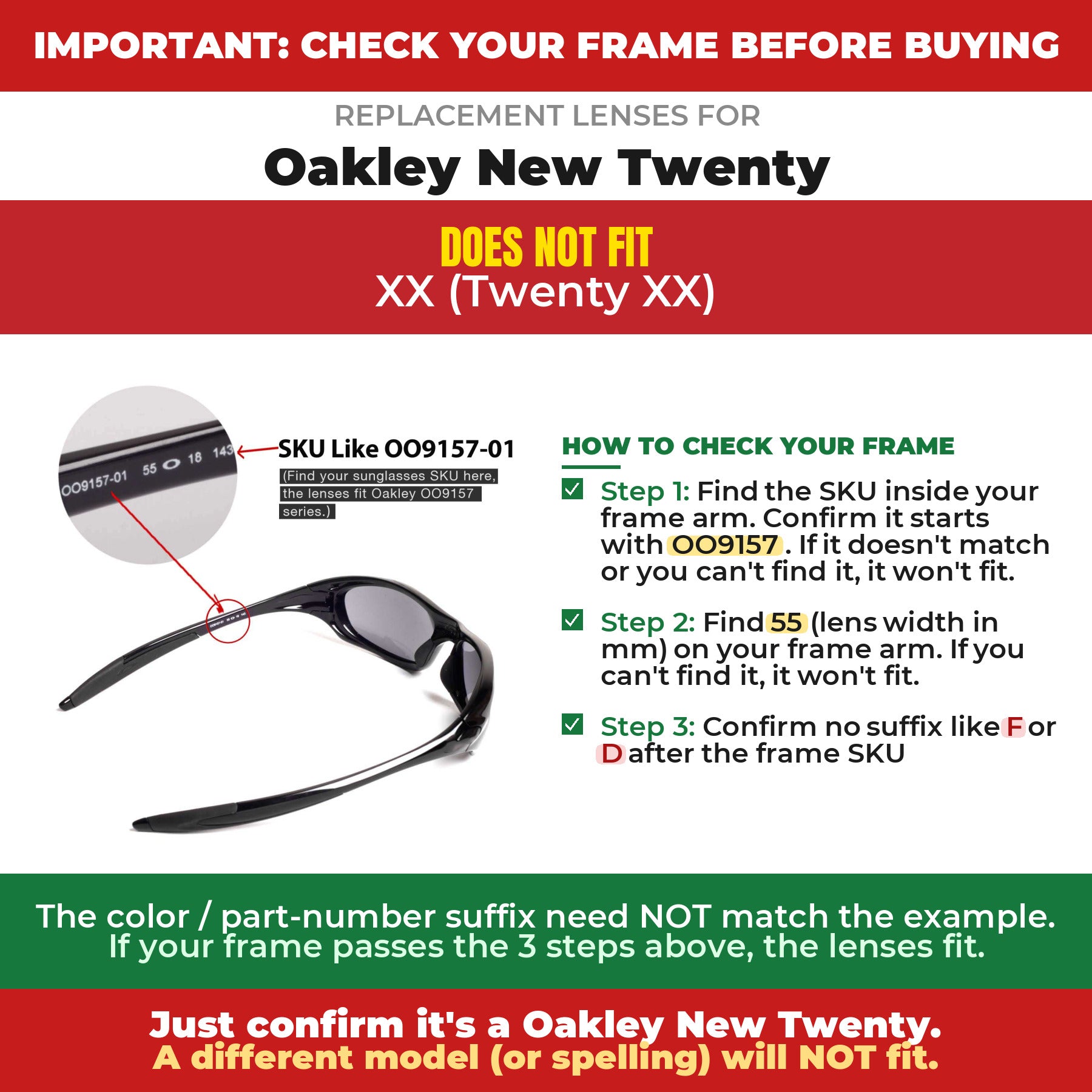 Verify your Oakley New Twenty frame##shared