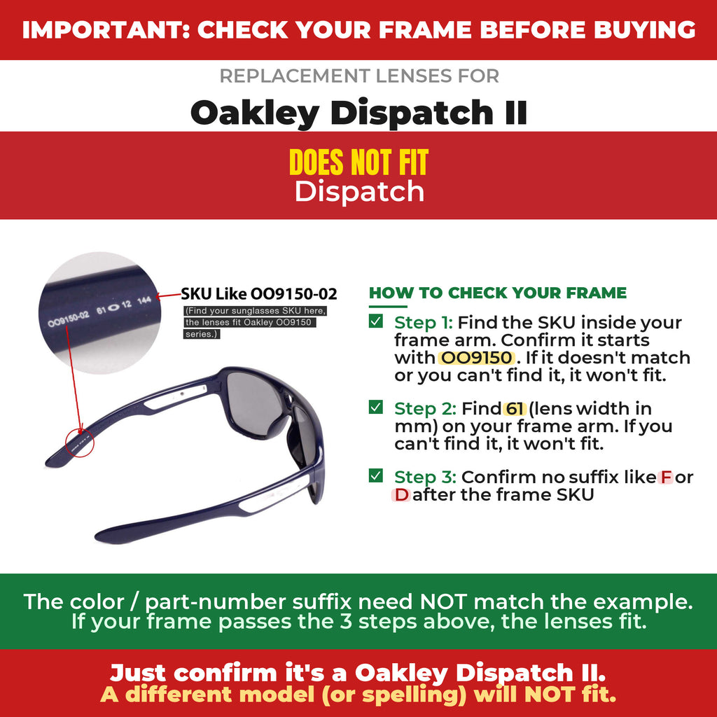 Verify your Oakley Dispatch II frame##shared
