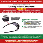 Verify your Oakley RadarLock Path frame##shared