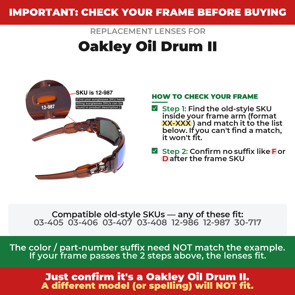 Verify your Oakley Oil Drum II frame##shared