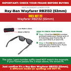 Verify your Ray-Ban Wayfarer RB2132 (52mm) frame##shared