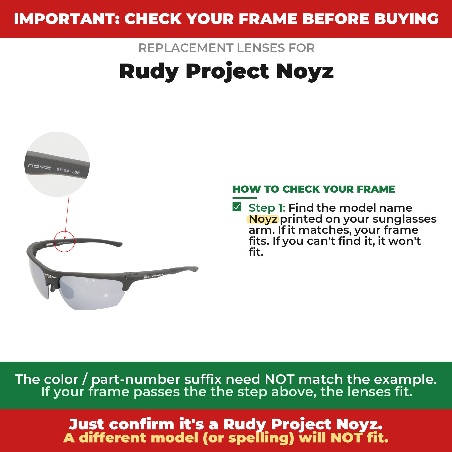 Verify your Rudy Project Noyz frame##shared