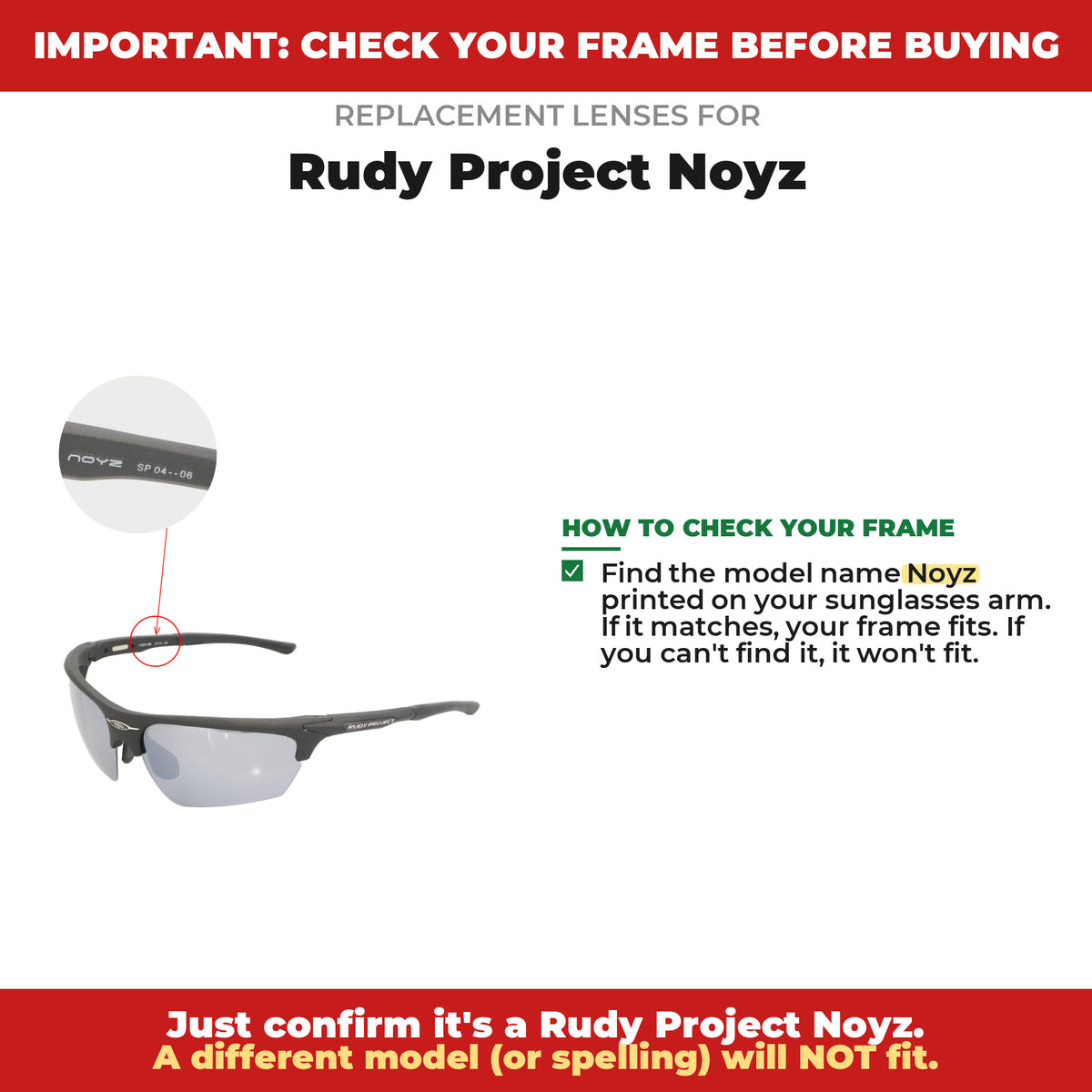 Verify your Rudy Project Noyz frame##shared