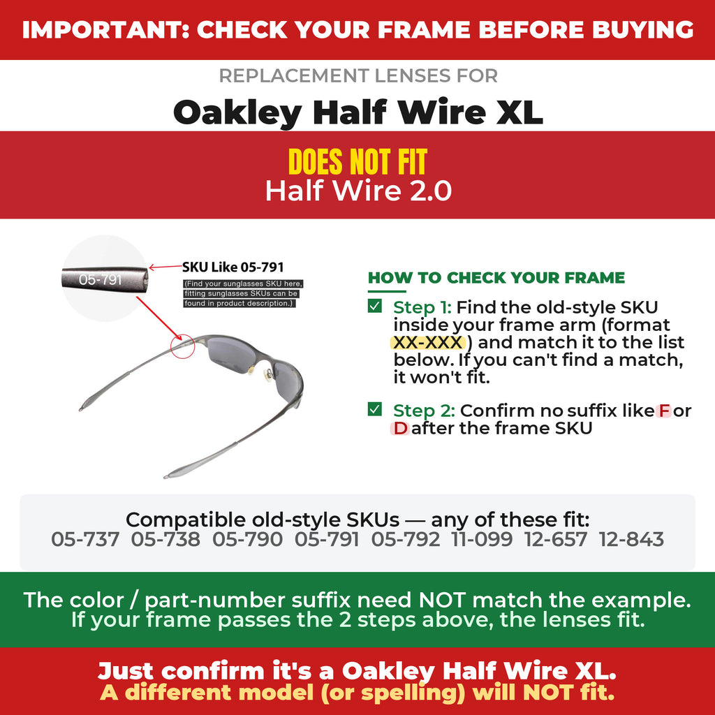 Verify your Oakley Half Wire XL frame##shared