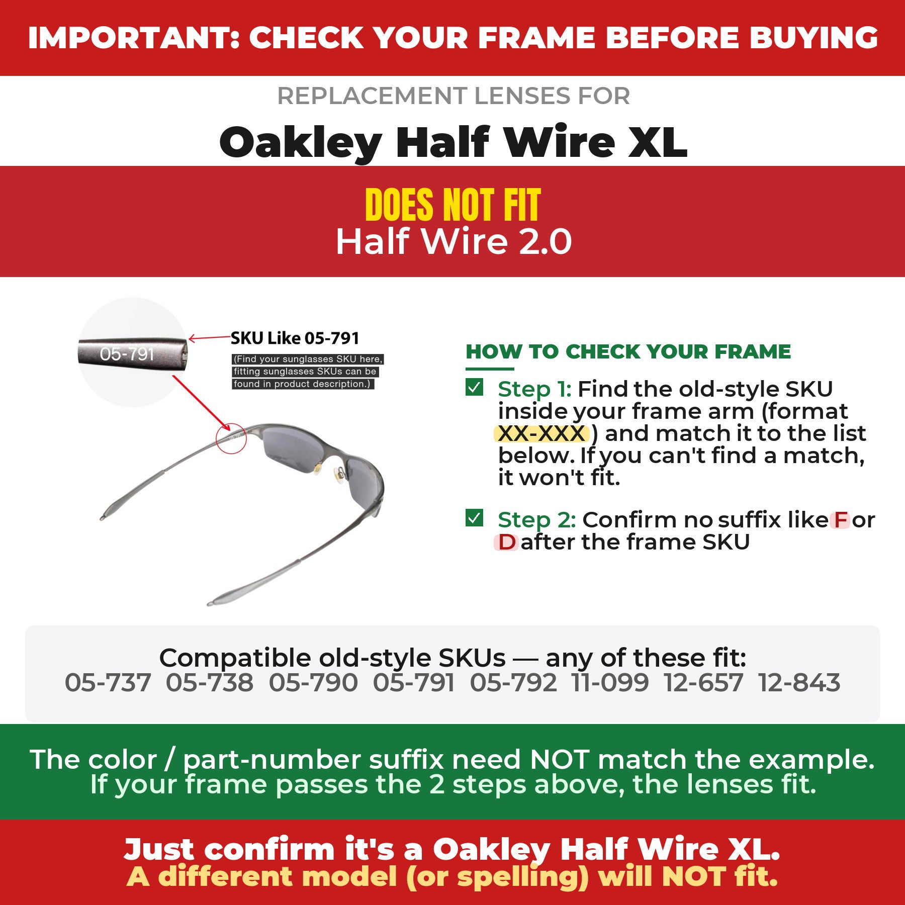 Verify your Oakley Half Wire XL frame##shared