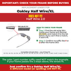 Verify your Oakley Half Wire/XL frame##shared