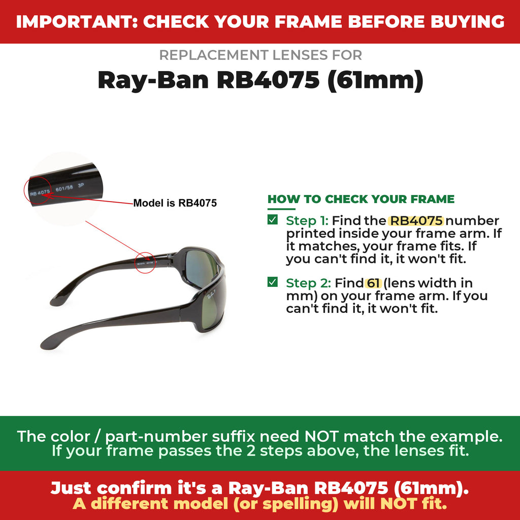 Verify your Ray-Ban RB4075 (61mm) frame##shared