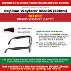 Verify your Ray-Ban Wayfarer RB4105 (50mm) frame##shared