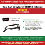 Verify your Ray-Ban Wayfarer RB2140 (50mm) frame##shared