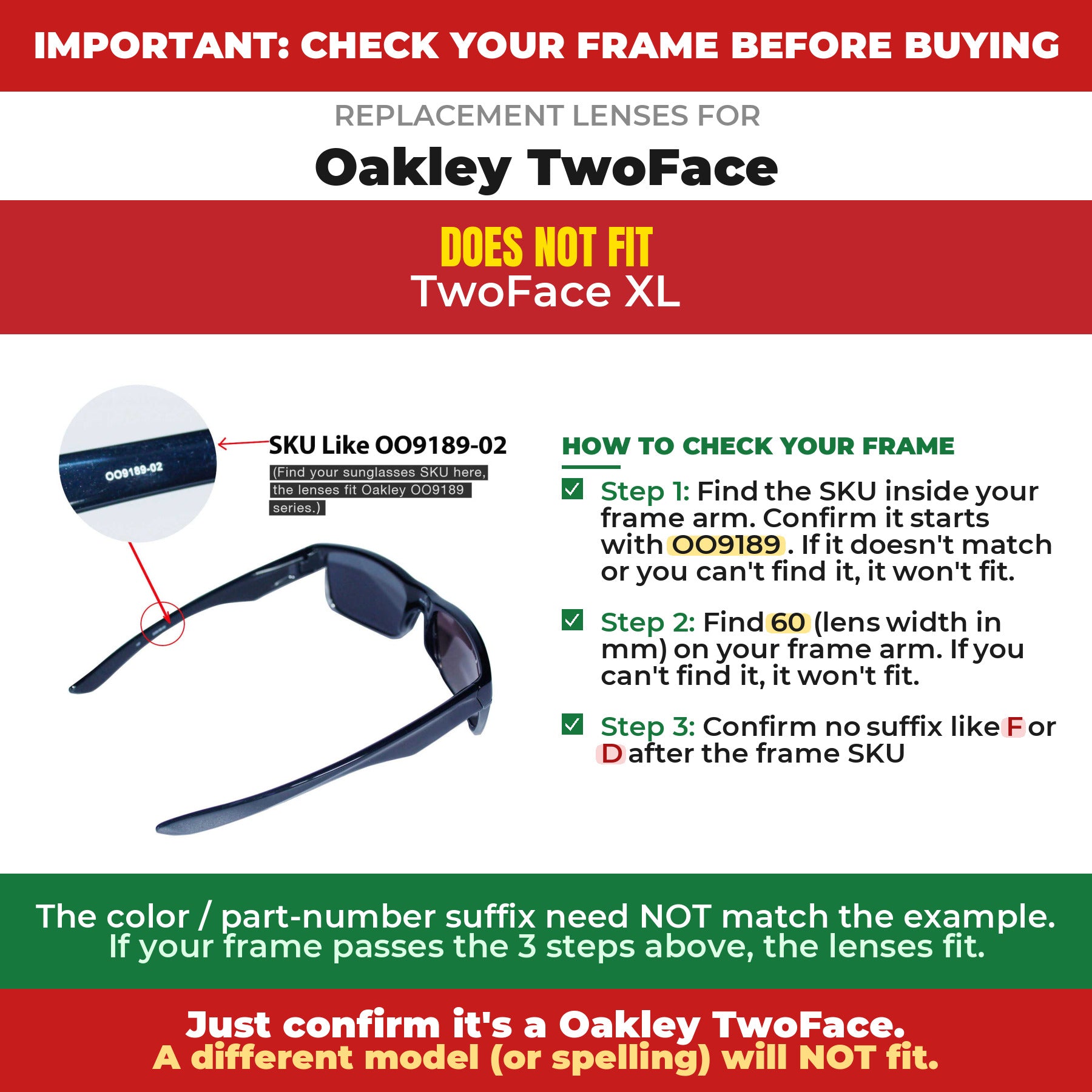 Verify your Oakley TwoFace frame##shared