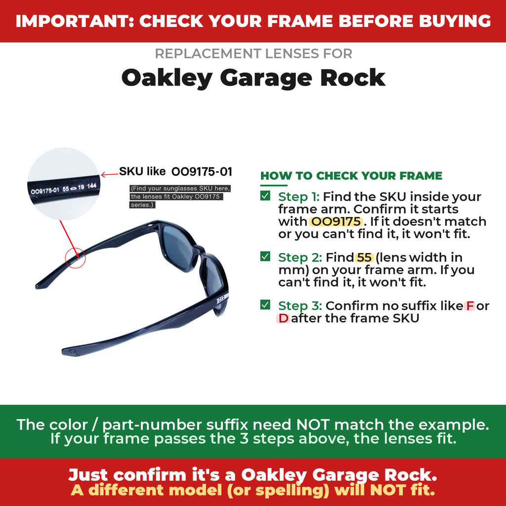 Verify your Oakley Garage Rock frame##shared