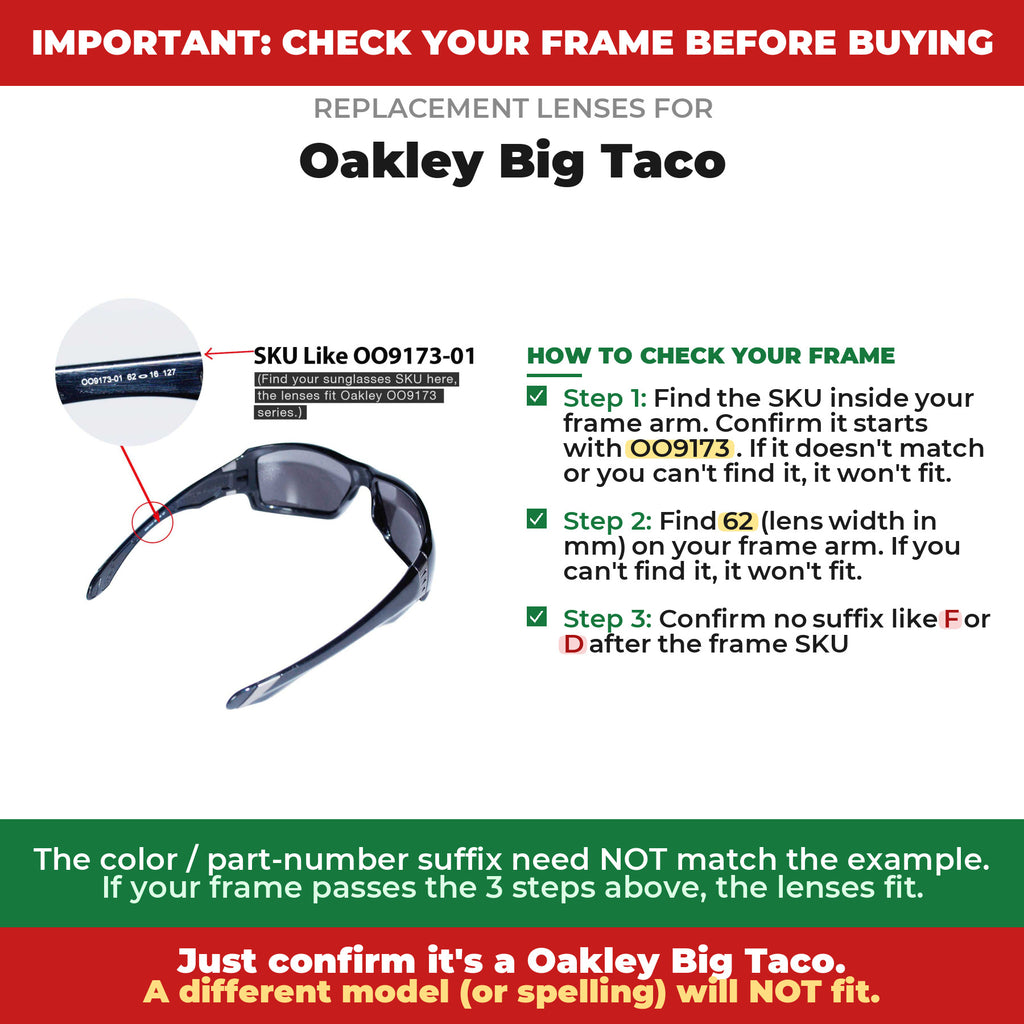 Verify your Oakley Big Taco frame##shared