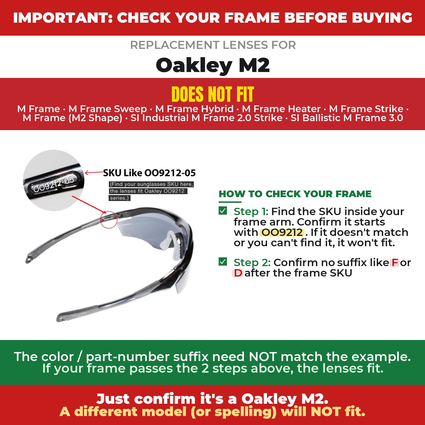 Verify your Oakley M2 frame##shared