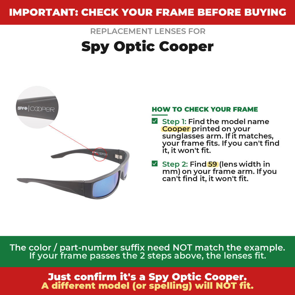 Verify your Spy Optic Cooper frame##shared