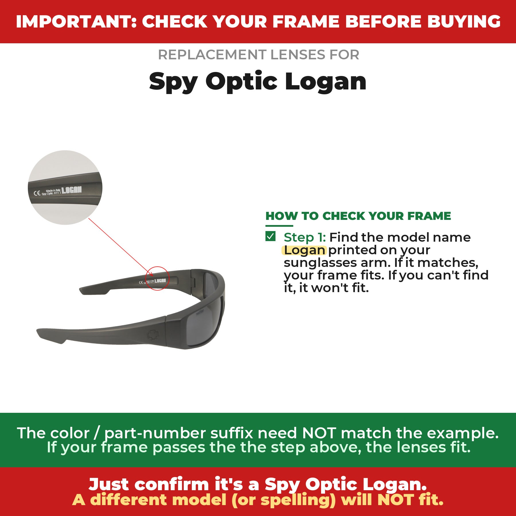 Verify your Spy Optic Logan frame##shared