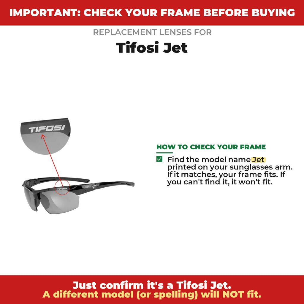 Verify your Tifosi Jet frame##shared