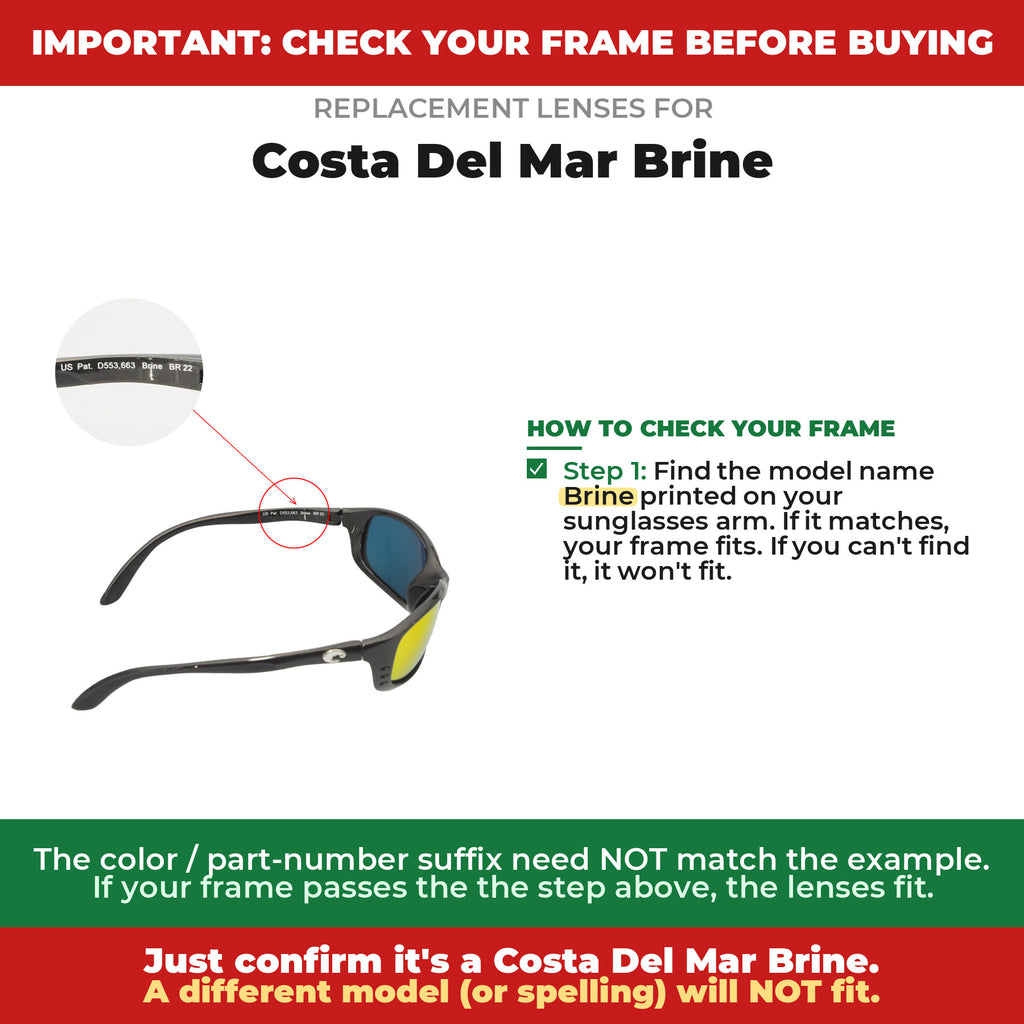 Verify your Costa Del Mar Brine frame##shared