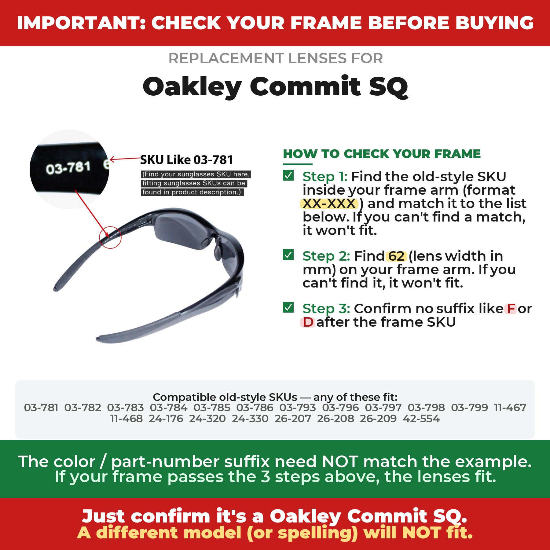 Verify your Oakley Commit SQ frame##shared