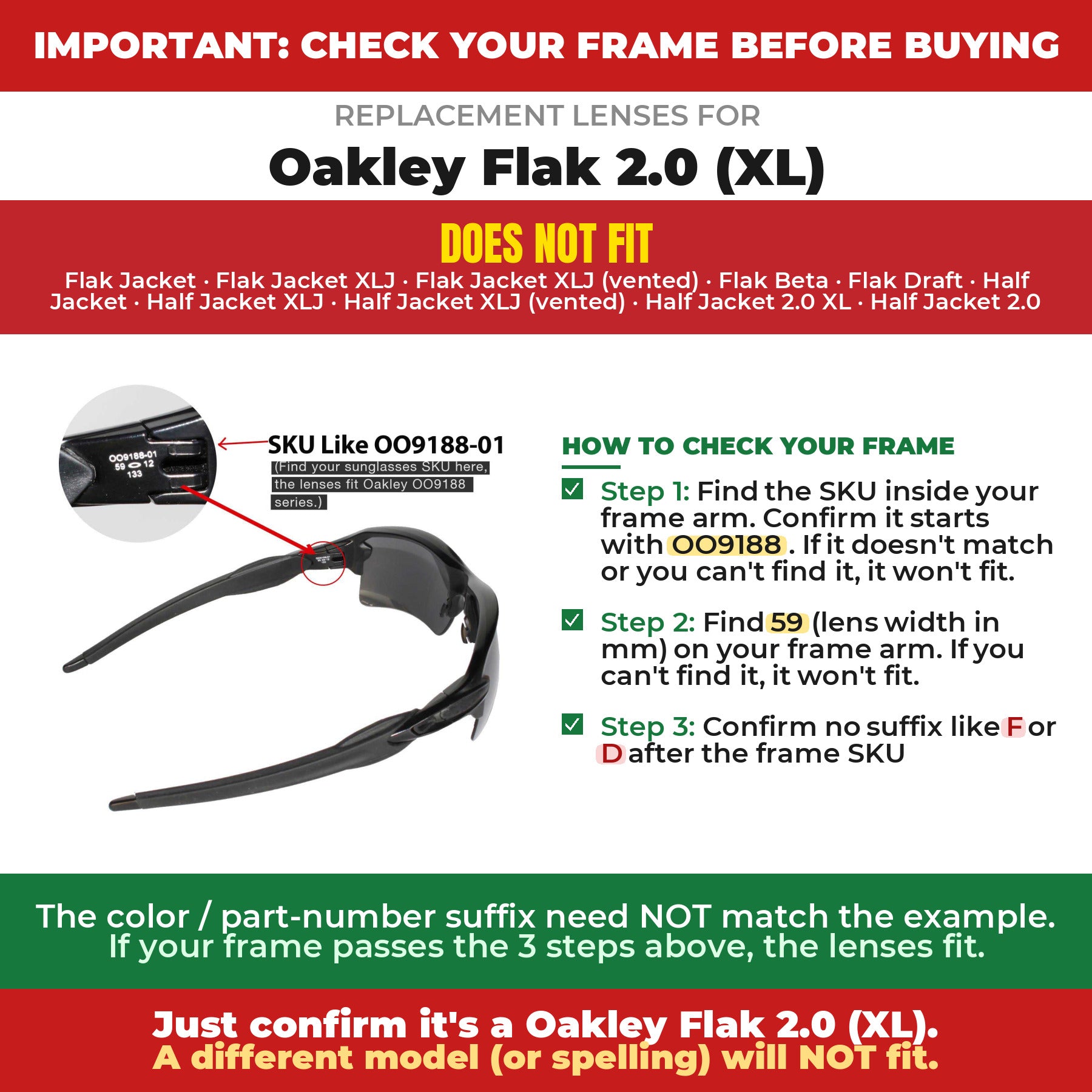Verify your Oakley Flak 2.0 (XL) frame##shared