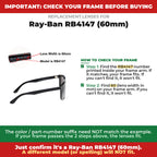 Verify your Ray-Ban RB4147 (60mm) frame##shared