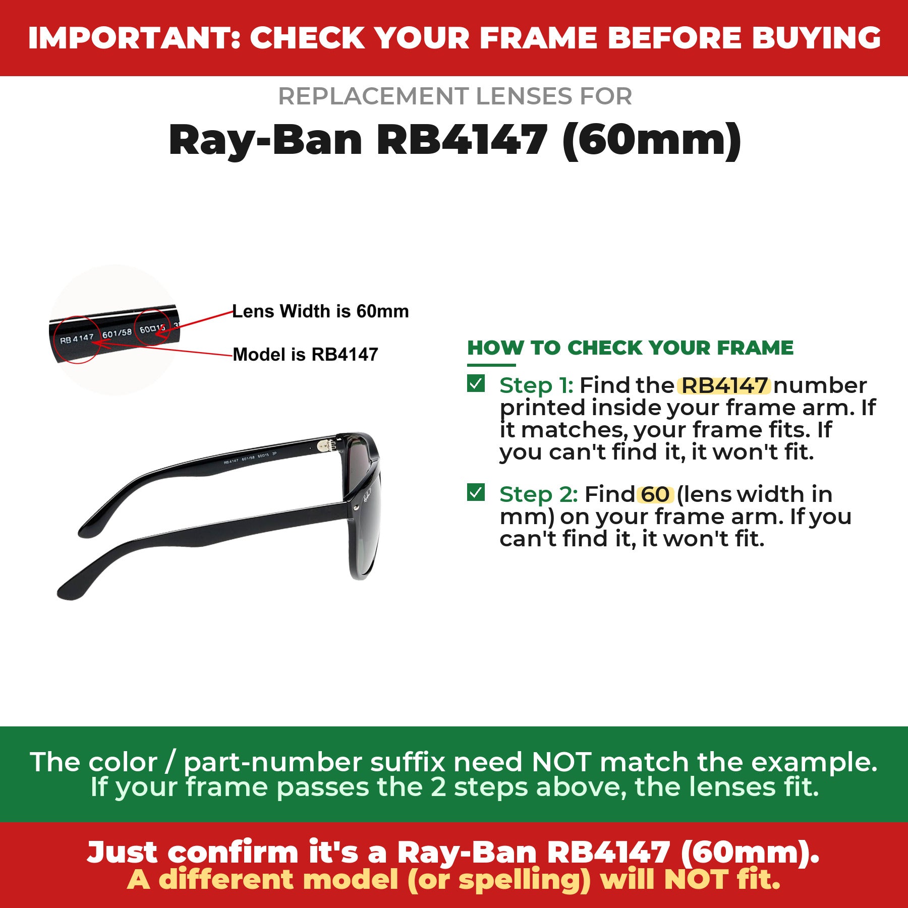 Verify your Ray-Ban RB4147 (60mm) frame##shared