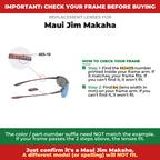 Verify your Maui Jim Makaha frame##shared