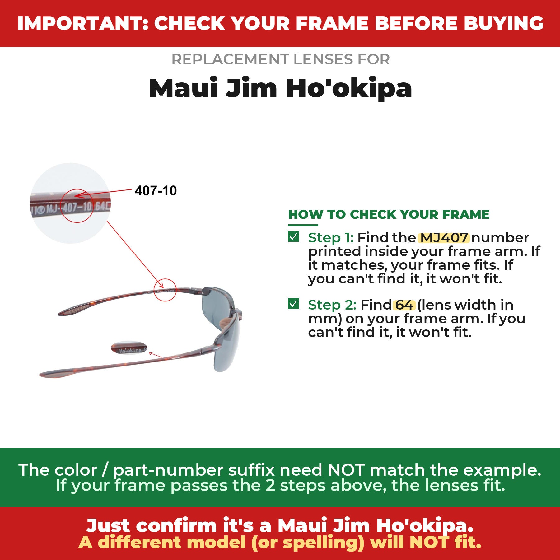 Verify your Maui Jim Ho'okipa frame##shared
