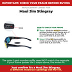 Verify your Maui Jim Stingray frame##shared