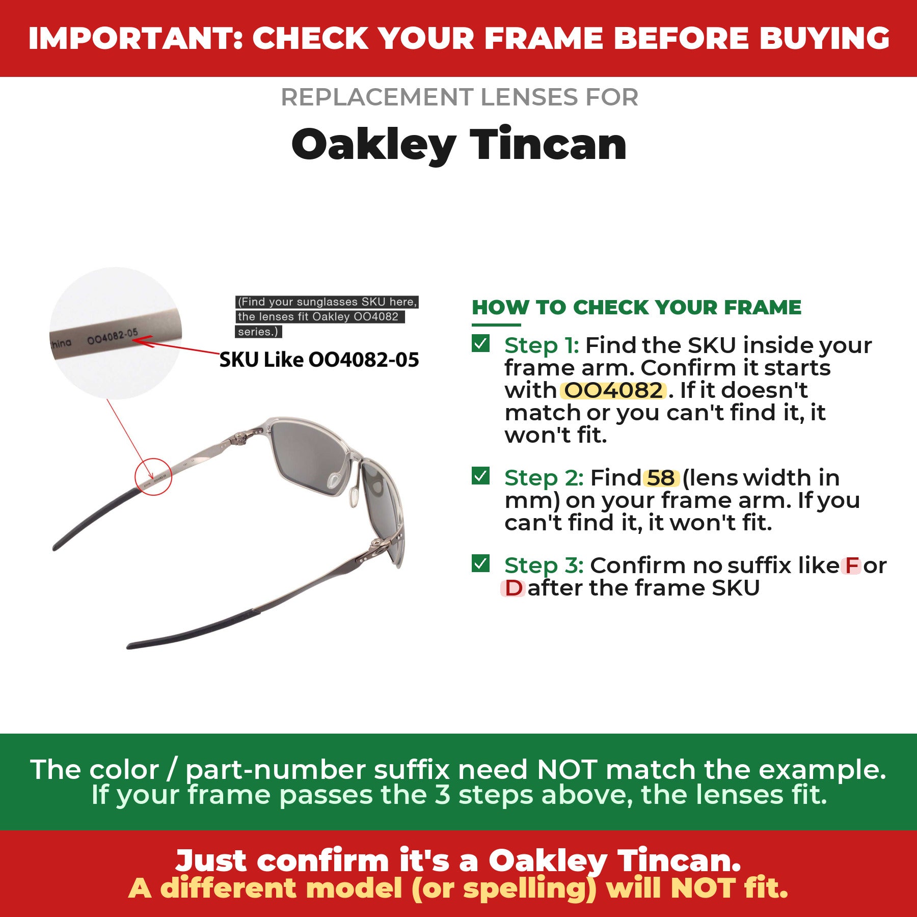 Verify your Oakley Tincan frame##shared