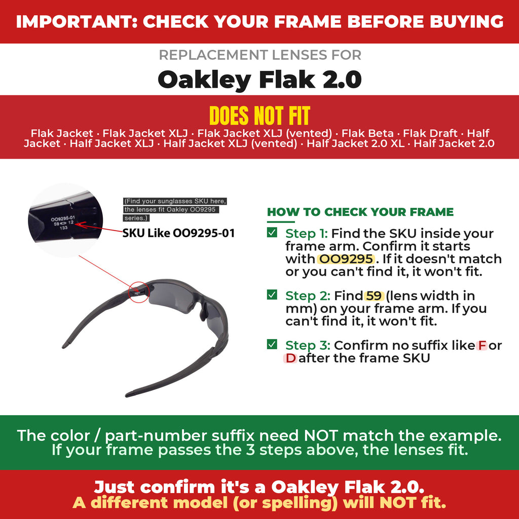 Verify your Oakley Flak 2.0 frame##shared