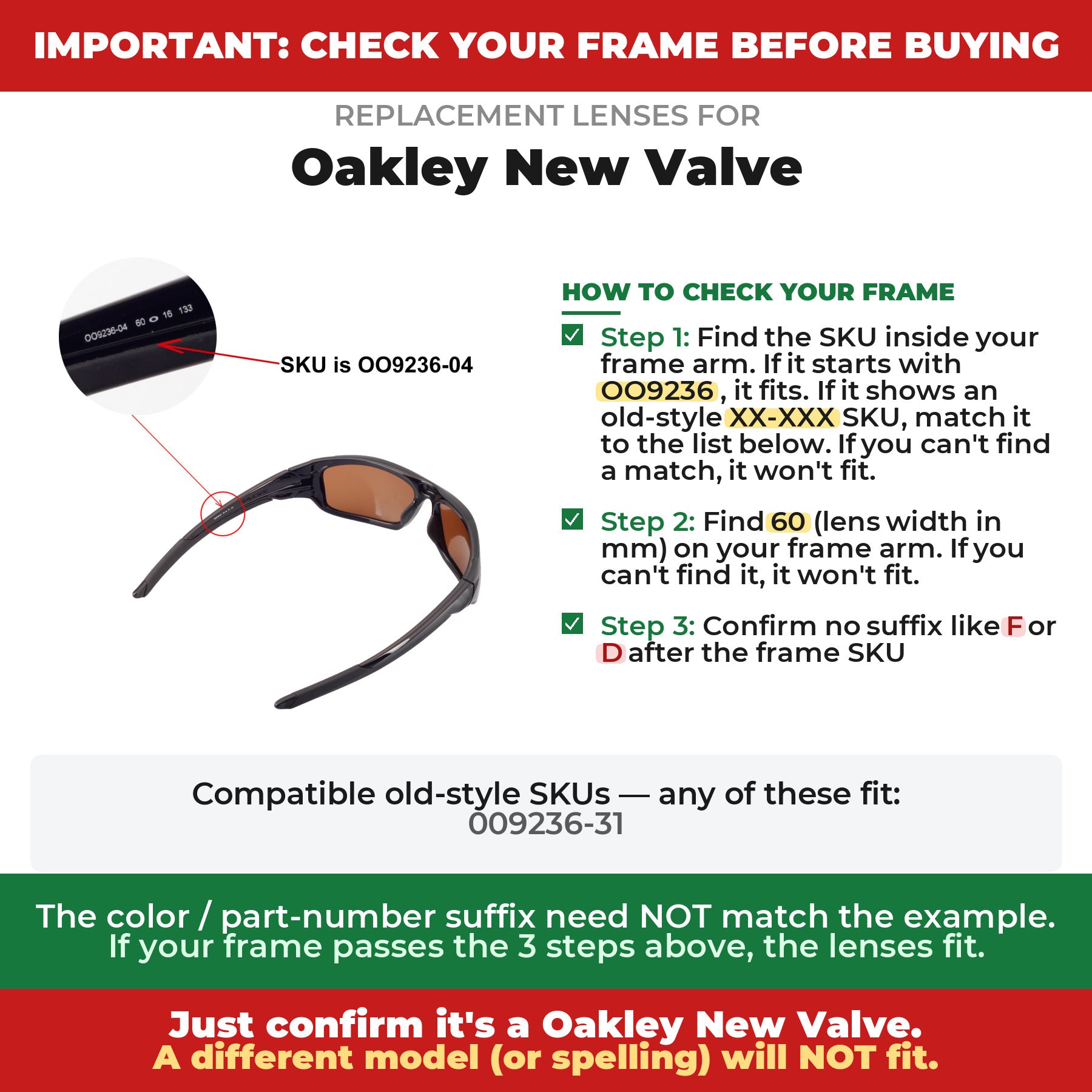 Verify your Oakley New Valve frame##shared