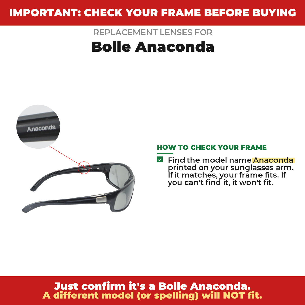 Verify your Bolle Anaconda frame##shared