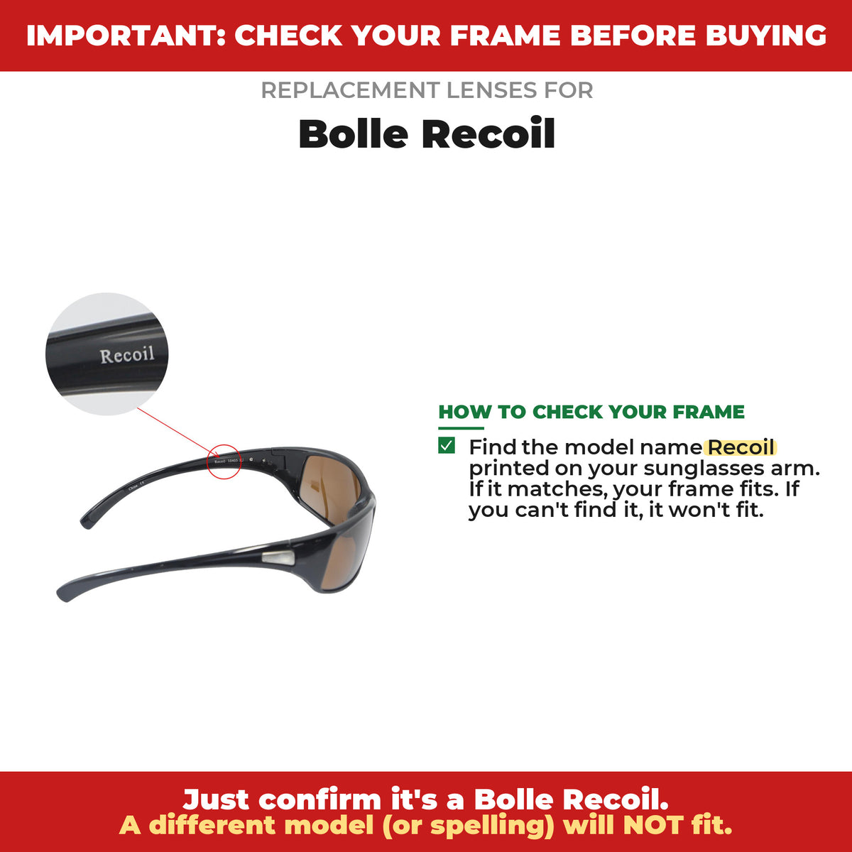 Verify your Bolle Recoil frame##shared
