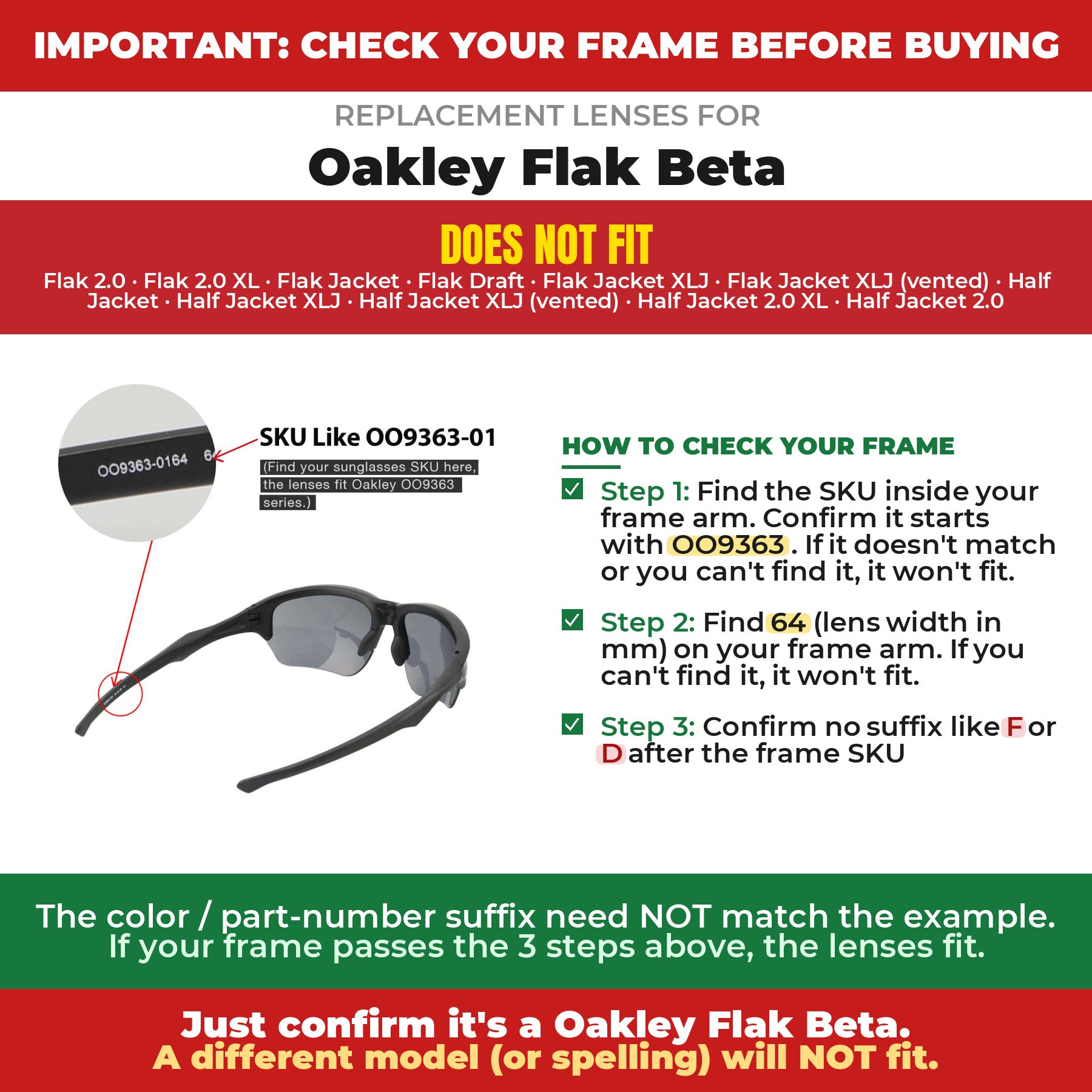 Verify your Oakley Flak Beta frame##shared
