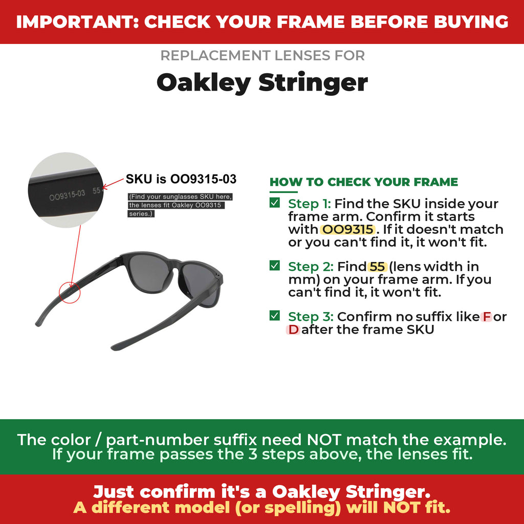 Verify your Oakley Stringer frame##shared