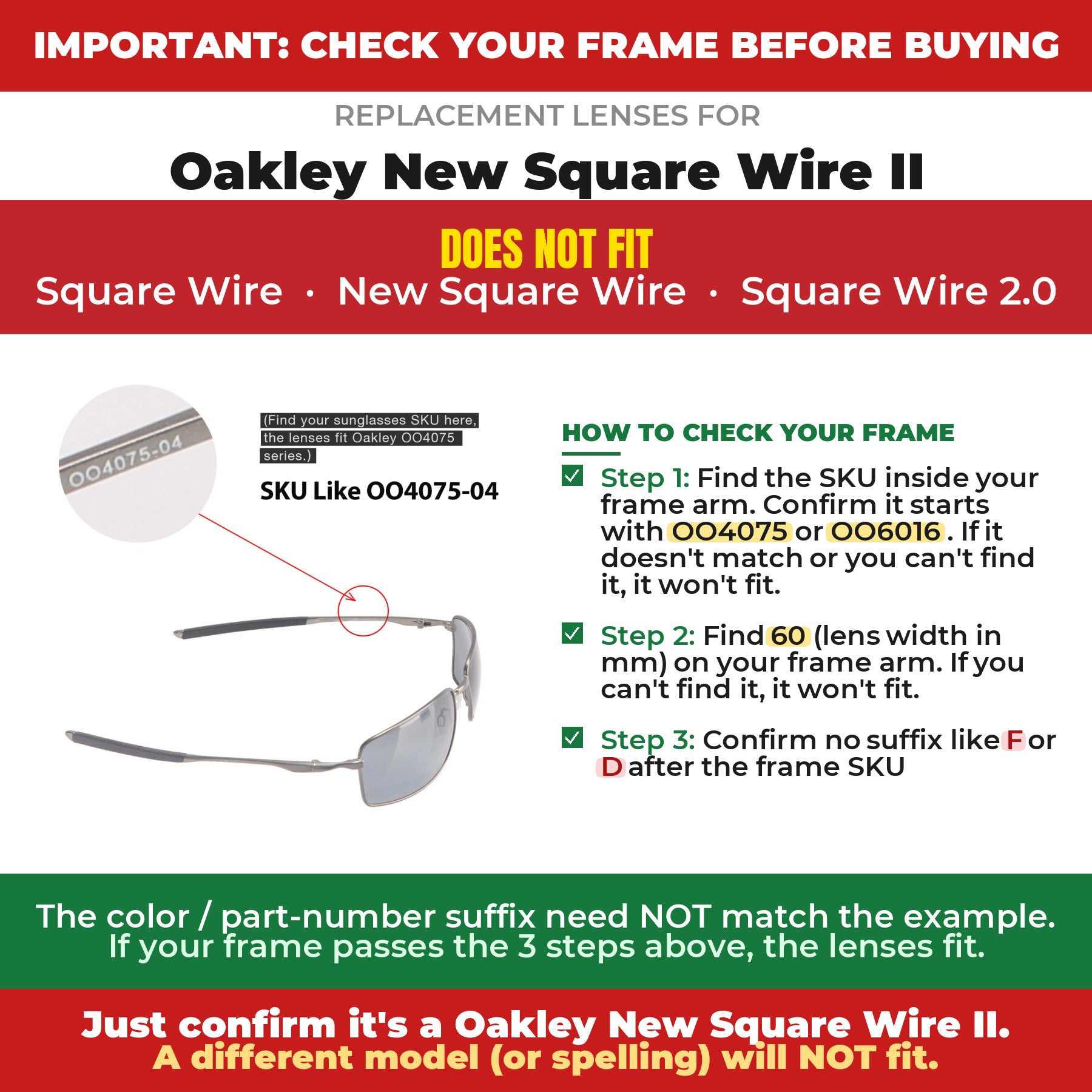 Verify your Oakley New Square Wire II frame##shared