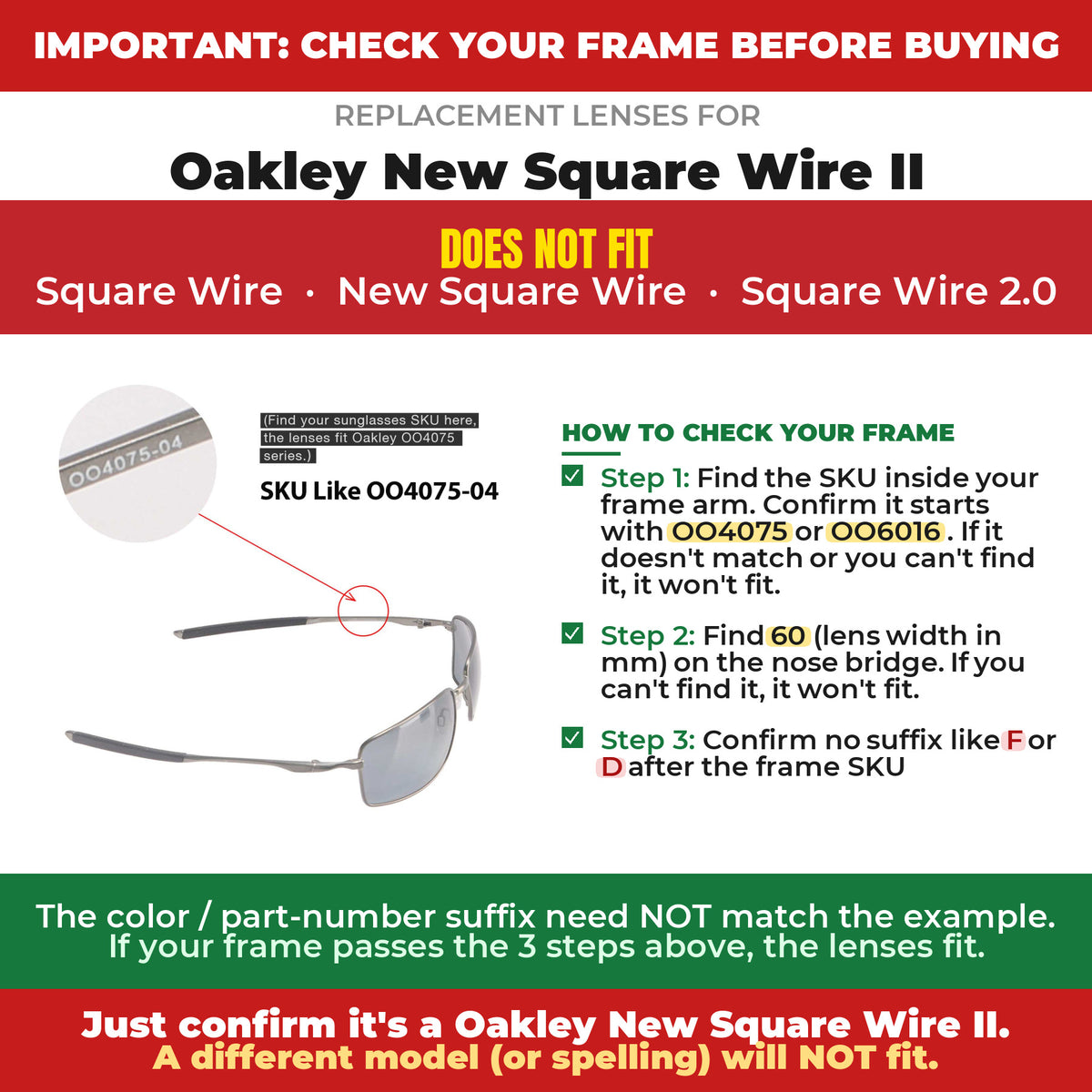 Verify your Oakley New Square Wire II frame##shared