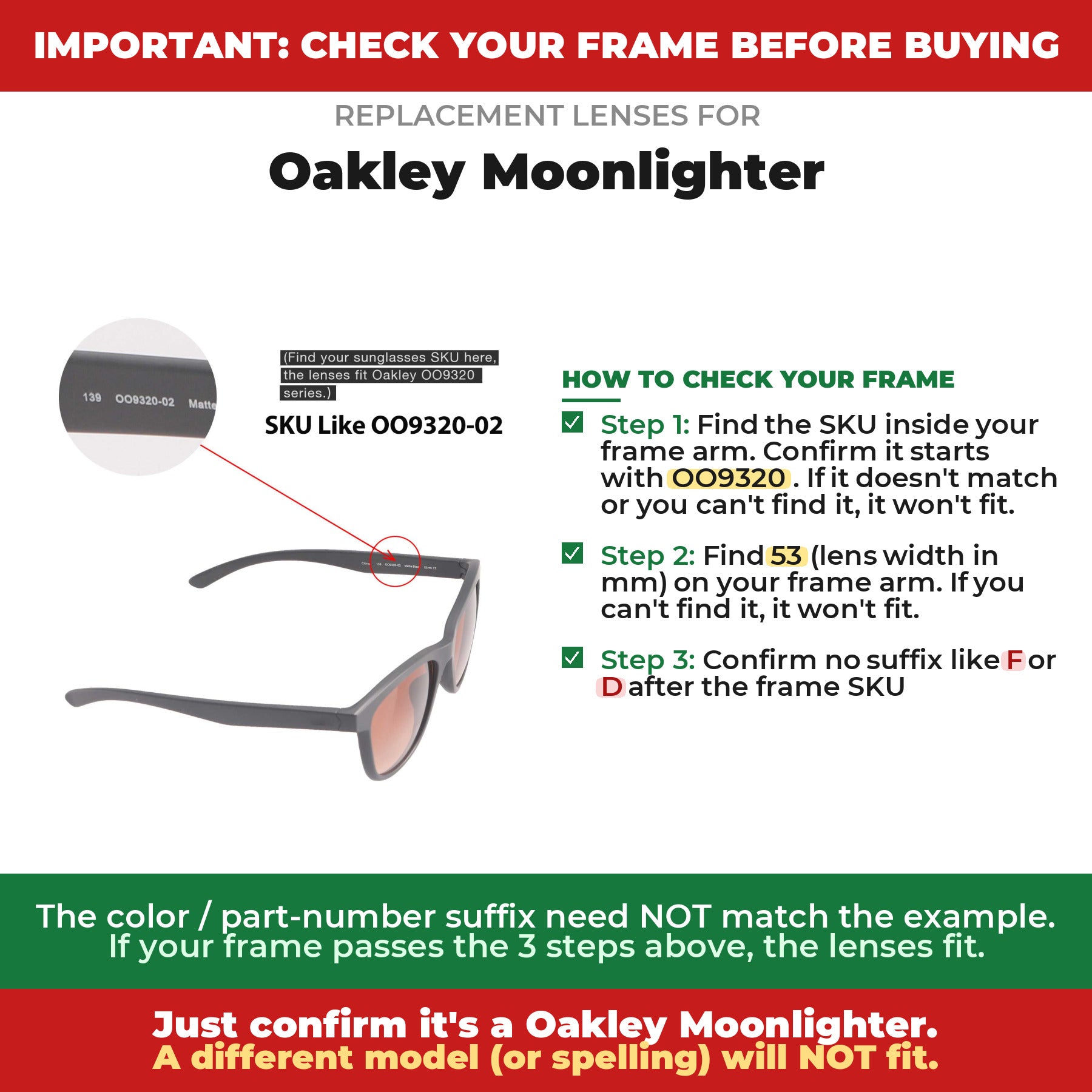Verify your Oakley Moonlighter frame##shared