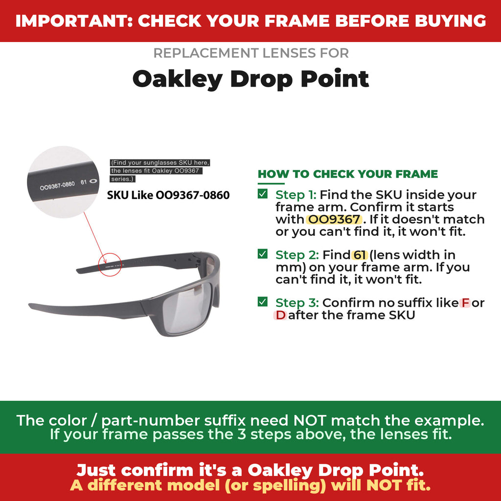 Verify your Oakley Drop Point frame##shared