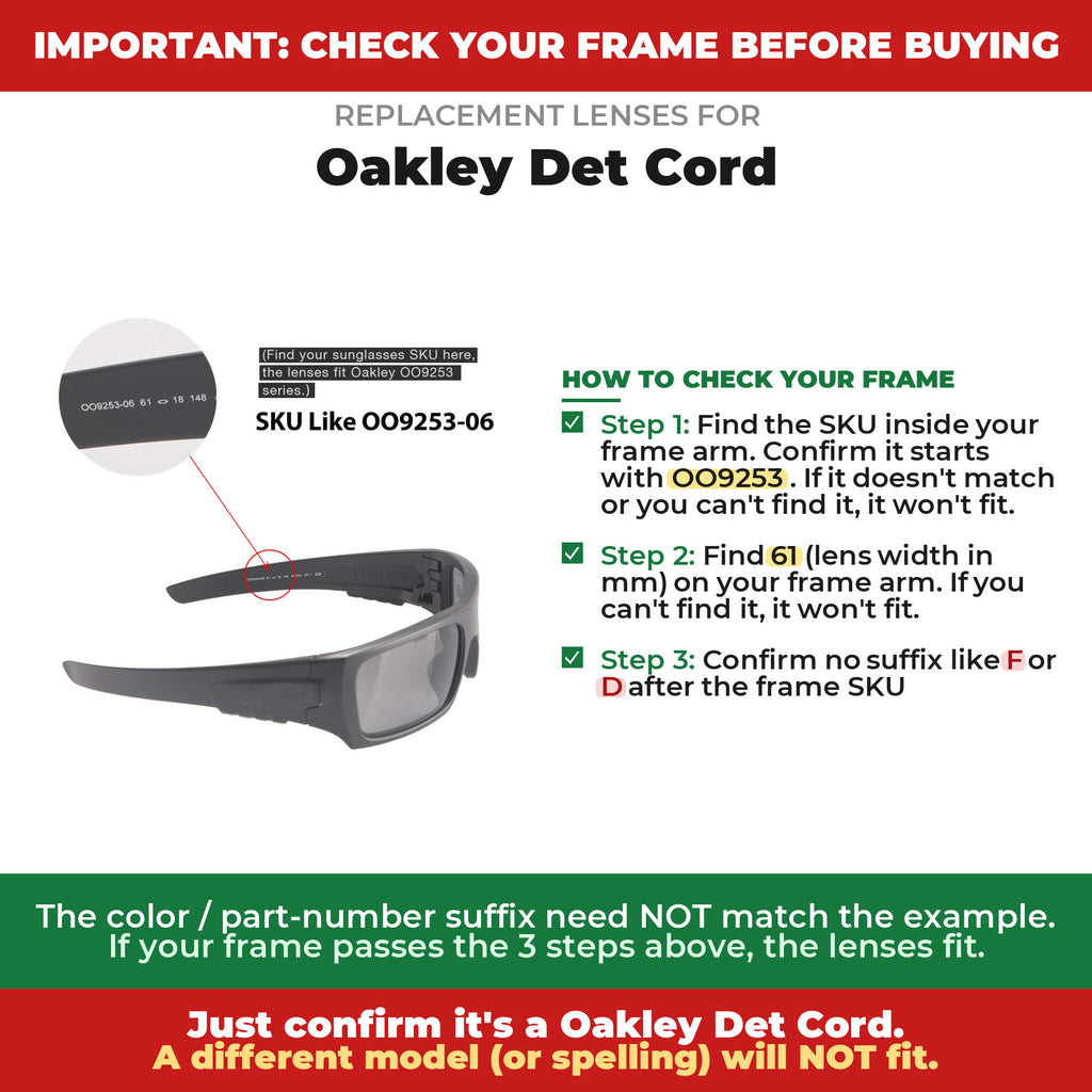 Verify your Oakley Det Cord frame##shared