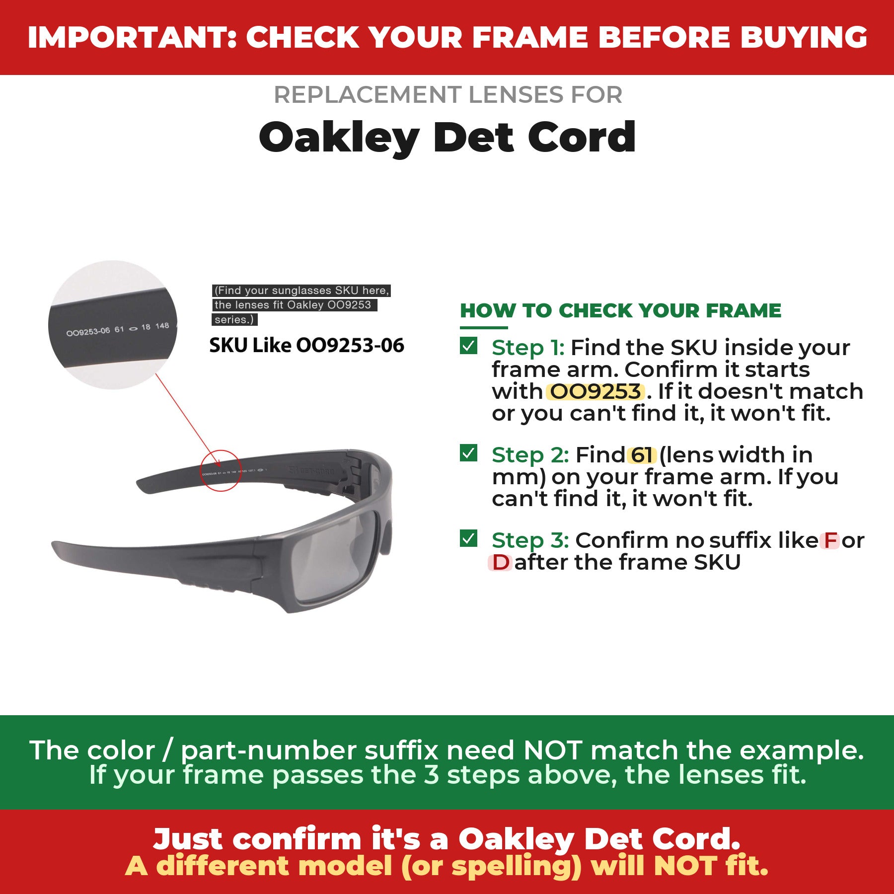 Verify your Oakley Det Cord frame##shared