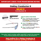 Verify your Oakley Conductor 6 frame##shared