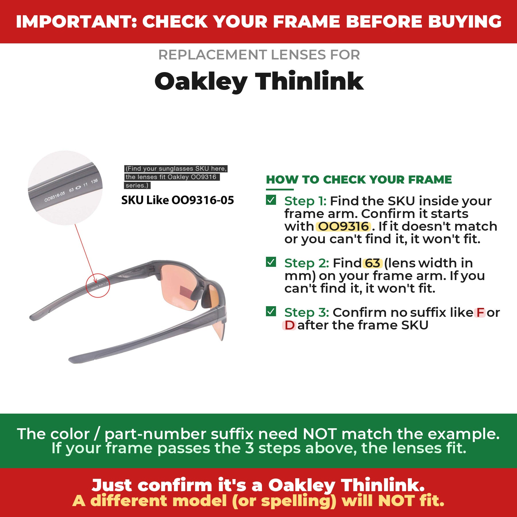 Verify your Oakley Thinlink frame##shared