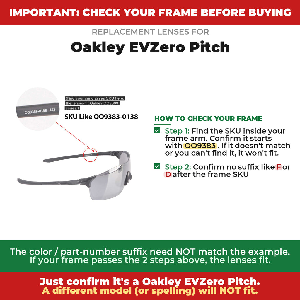 Verify your Oakley EVZero Pitch frame##shared