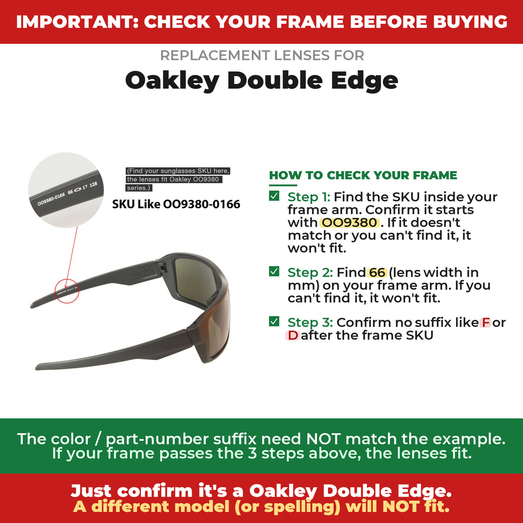 Verify your Oakley Double Edge frame##shared