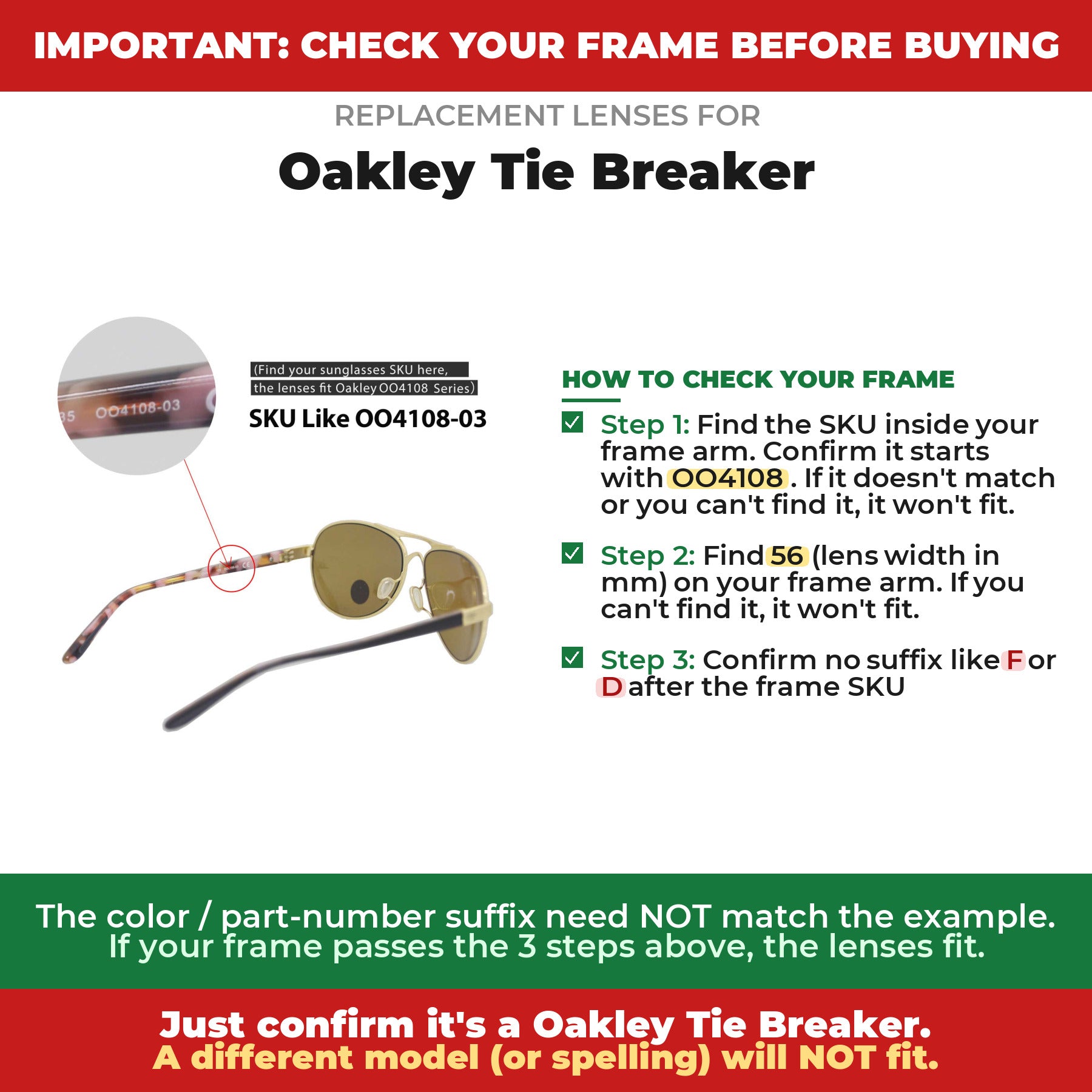 Verify your Oakley Tie Breaker frame##shared