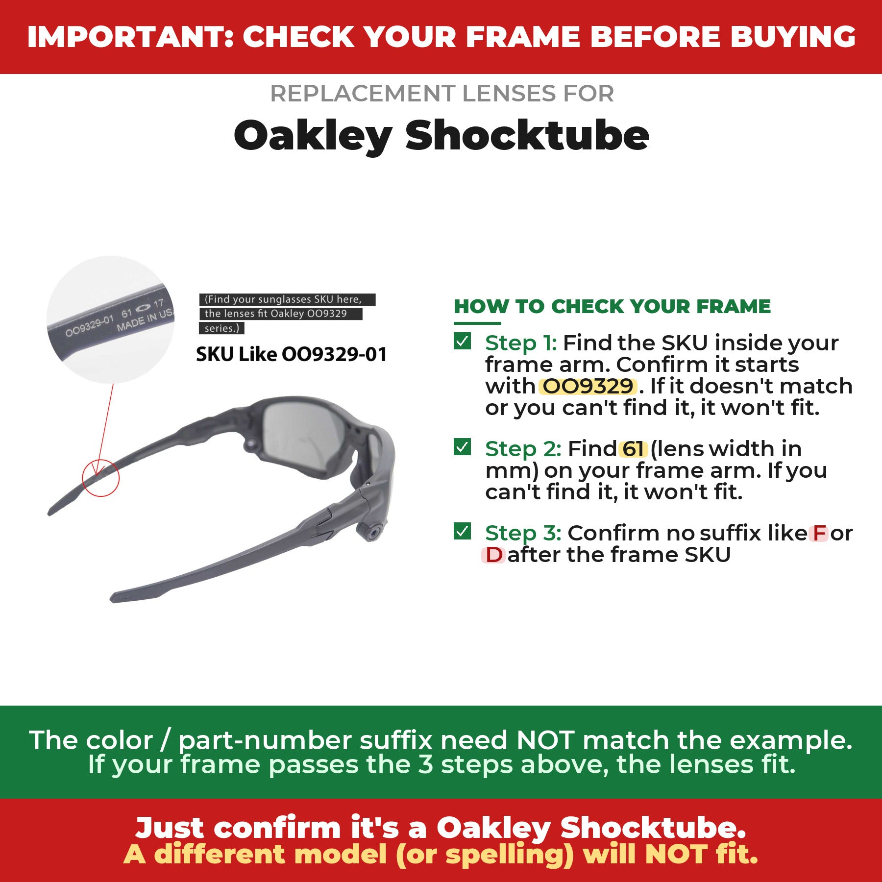 Verify your Oakley Shocktube frame##shared